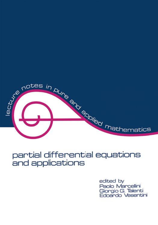 Produktbild: Partial differential equations and applications
