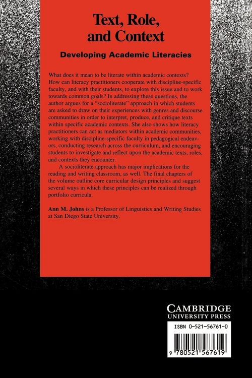 Produktbild: Text, Role and Context