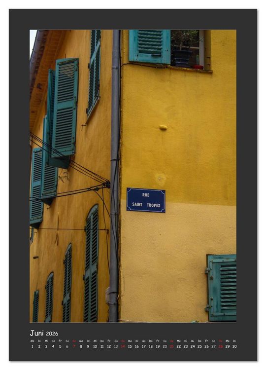 Produktbild: Saint Tropez (Wandkalender 2026 DIN A2 hoch), CALVENDO Monatskalender