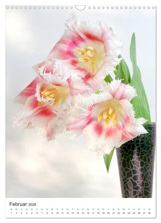 Produktbild: Verliebt in Blumen (Wandkalender 2026 DIN A3 hoch), CALVENDO Monatskalender