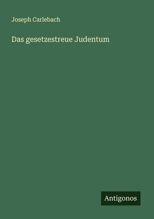 Produktbild: Das gesetzestreue Judentum