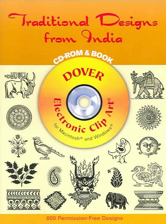 Produktbild: Dover: Traditional Designs from India CD-Rom and Book