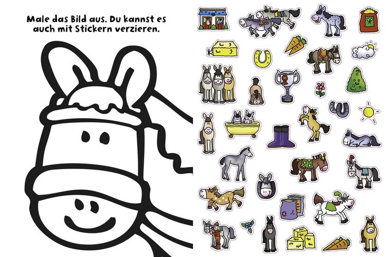 Produktbild: 555 Sticker Pferde