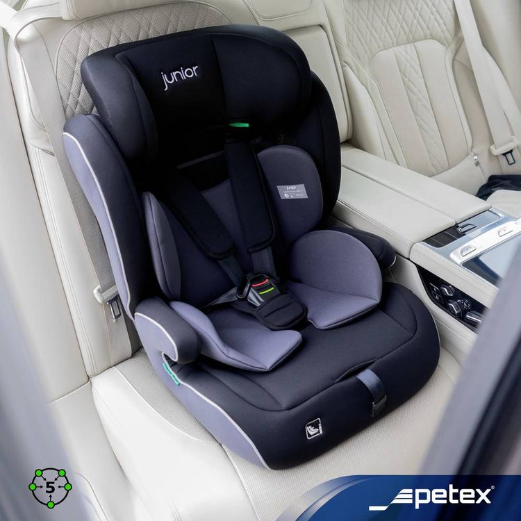 Produktbild: Petex Supreme Plus 1151 ISOFIX schwarz HDPE nach ECE R129 Kindersitz Schwarz