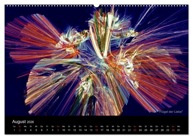 Produktbild: Lichtgedanken (hochwertiger Premium Wandkalender 2026 DIN A2 quer), Kunstdruck in Hochglanz