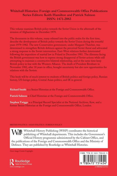 Produktbild: The Invasion of Afghanistan and UK-Soviet Relations, 1979-1982