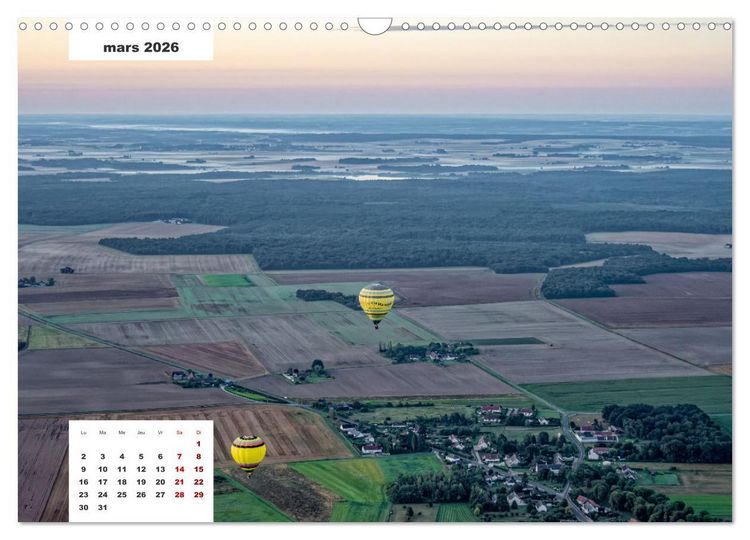Produktbild: D&eacute;couverte de la Loire vue du ciel (Calendrier mural 2026 DIN A3 vertical), CALVENDO calendrier mensuel