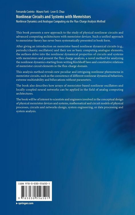 Produktbild: Nonlinear Circuits and Systems with Memristors