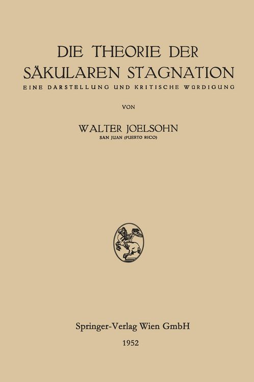 Produktbild: Die Theorie der S&auml;kularen Stagnation