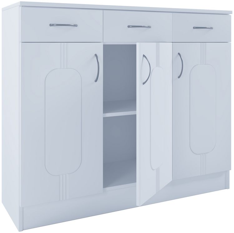 Produktbild: Holz Kommode Sideboard Anrichte Balia 3 Dreht&uuml;ren