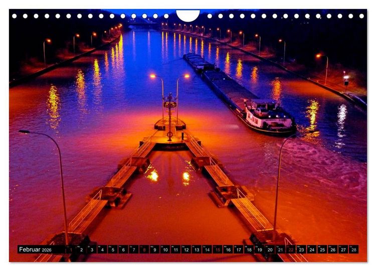 Produktbild: Der Mittellandkanal - 325 Kilometer Wasserstra&szlig;e (Wandkalender 2026 DIN A4 quer), CALVENDO Monatskalender