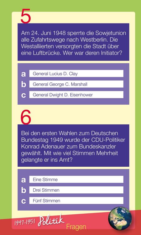 Produktbild: Wir vom Jahrgang 1947 &ndash; Das Quiz