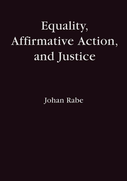 Produktbild: Equality, Affirmative Action and Justice
