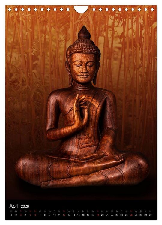 Produktbild: SKULPTUREN Hinduistische G&ouml;ttinnen und G&ouml;tter &bull; Buddhas (Wandkalender 2026 DIN A4 hoch), CALVENDO Monatskalender