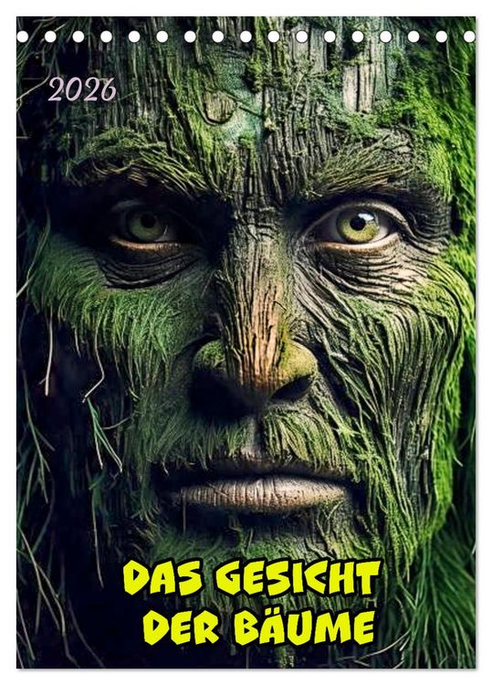Produktbild: Das Gesicht der B&auml;ume (Tischkalender 2026 DIN A5 hoch), CALVENDO Monatskalender