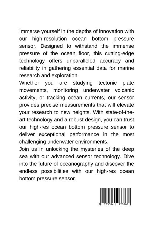 Produktbild: Seafloor Dynamics: Pressure Sensor