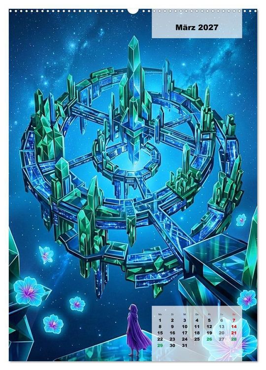 Produktbild: Das Auge von Somnium (Wandkalender 2027 DIN A2 hoch), CALVENDO Monatskalender