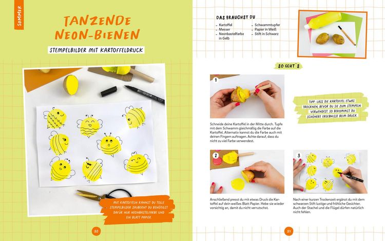 Produktbild: Mein NEON-Bastelbuch &ndash; von Bastel- und DIY-Bloggerin Mavalina