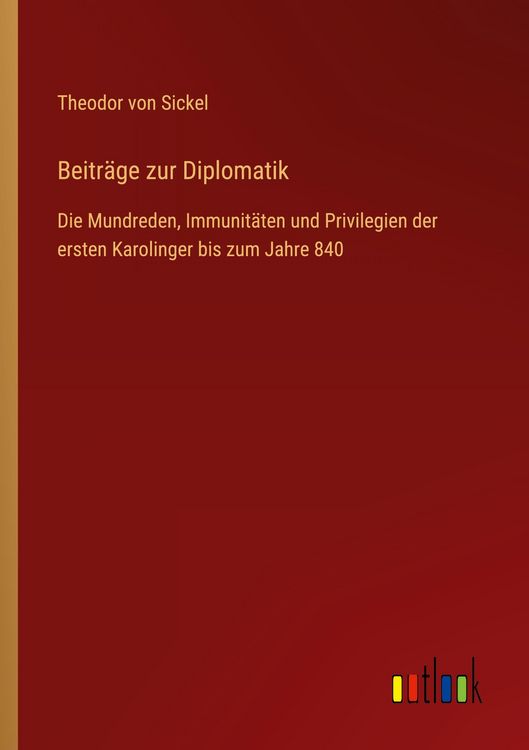 Produktbild: Beitr&auml;ge zur Diplomatik