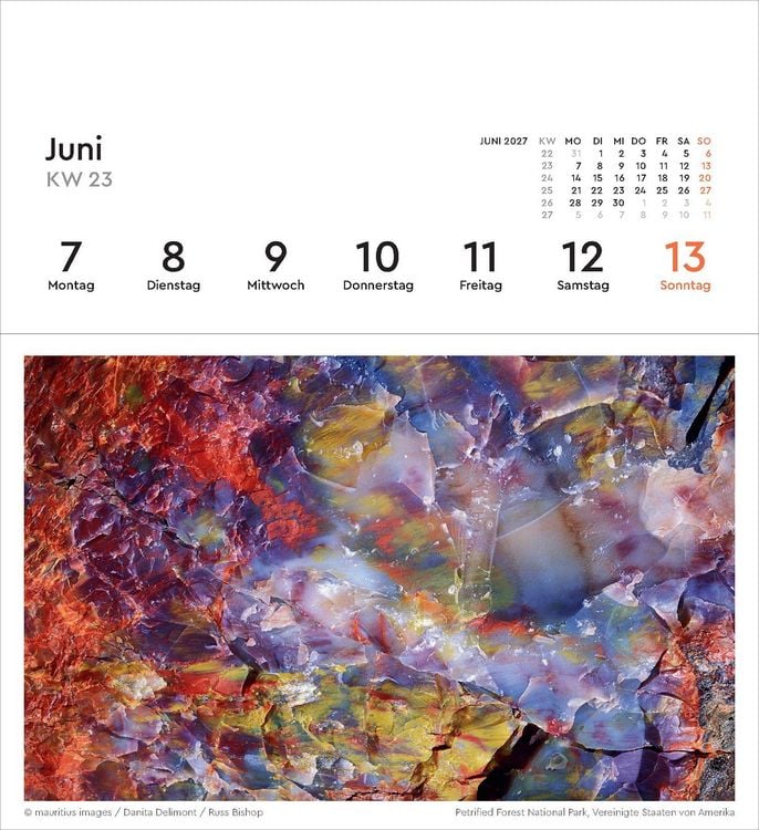 Produktbild: Strukturen - KUNTH Postkartenkalender 2027