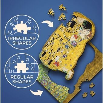 Produktbild: Holz Puzzle 200 - Der Kuss / Gustav Klimt
