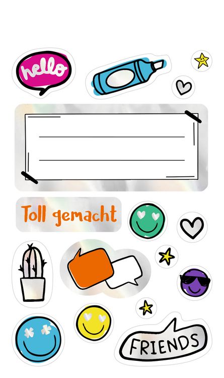 Produktbild: Sticker &ndash; Stickerspa&szlig; f&uuml;r die Schule