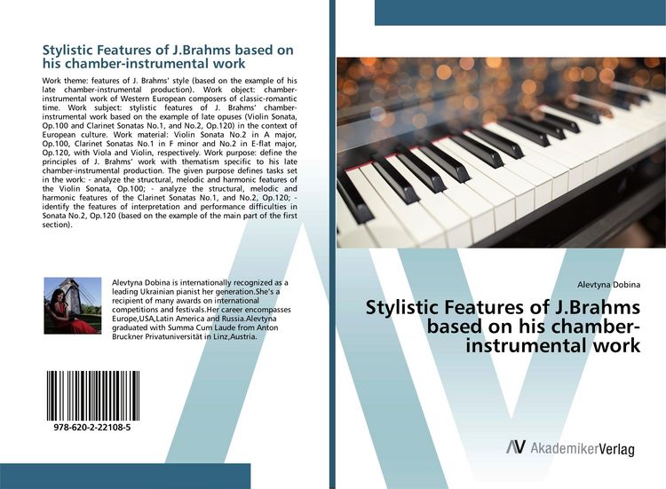 Produktbild: Stylistic Features of J.Brahms based on his chamber-instrumental work