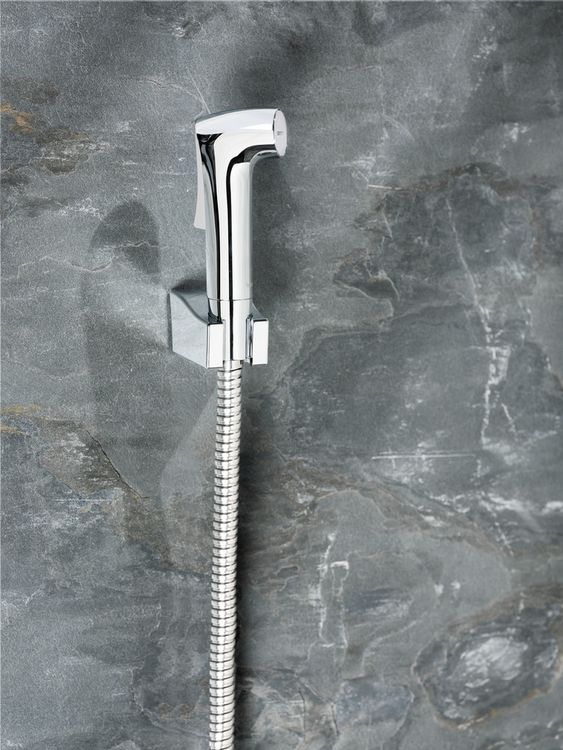 Produktbild: Bidet-Set Watersaving, inkl. Handbrause, Schlauch & Wandhalterung