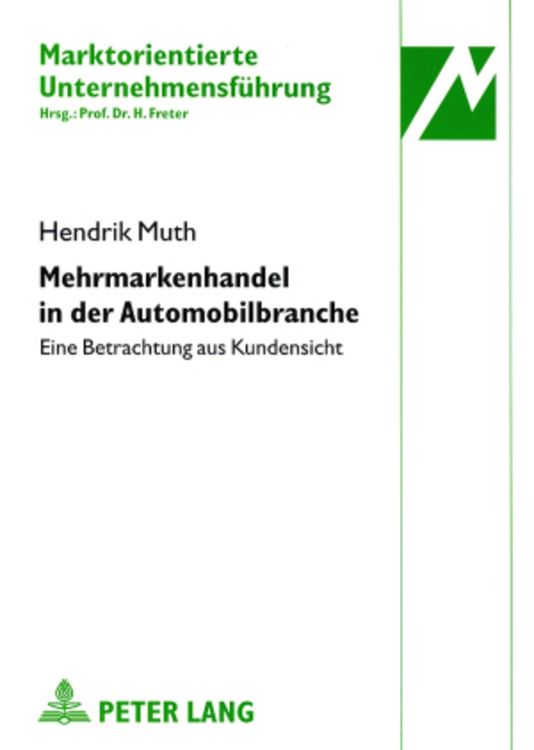 Produktbild: Mehrmarkenhandel in der Automobilbranche