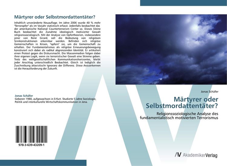 Produktbild: M&auml;rtyrer oder Selbstmordattent&auml;ter?