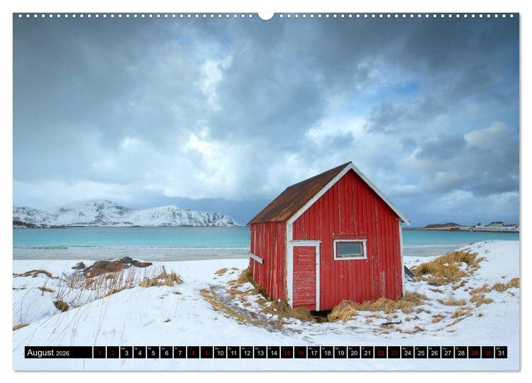Produktbild: Lofoten Inselzauber (hochwertiger Premium Wandkalender 2026 DIN A2 quer), Kunstdruck in Hochglanz
