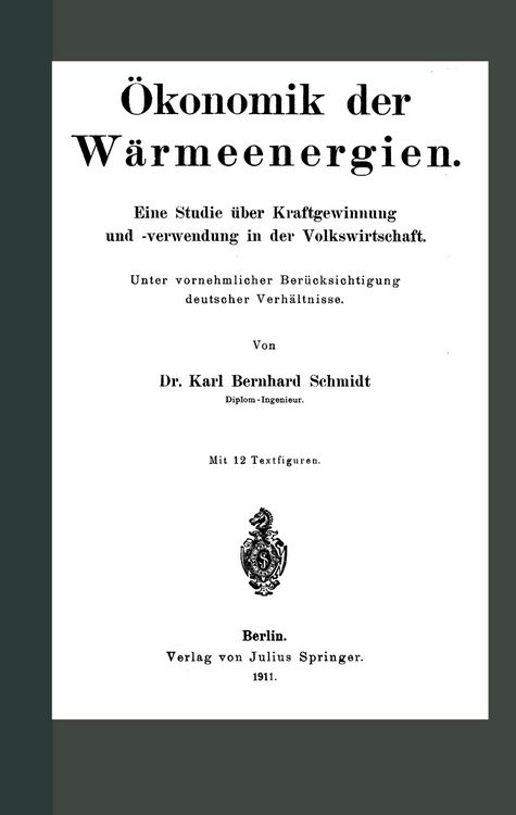 Produktbild: &Ouml;konomik der W&auml;rmeenergien