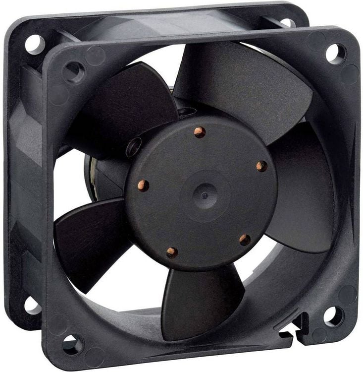 Produktbild: EBM Papst 612 N/2 GML-096 Axiall&uuml;fter 12 V/DC 23 m&sup3;/h (L x B x H) 60 x 60 x 25mm