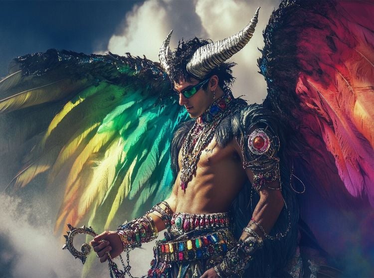 Produktbild: CALVENDO Puzzle In jedem Regenbogen steckt eine Geschichte des &Uuml;berlebens | 2000 Teile Lege-Gr&ouml;&szlig;e 90x67cm Foto-Puzzle f&uuml;r gl&uuml;ckliche Stunden