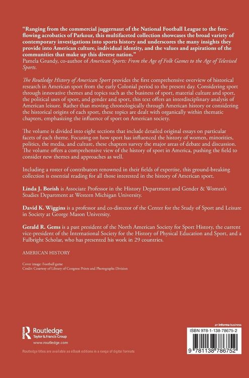 Produktbild: The Routledge History of American Sport