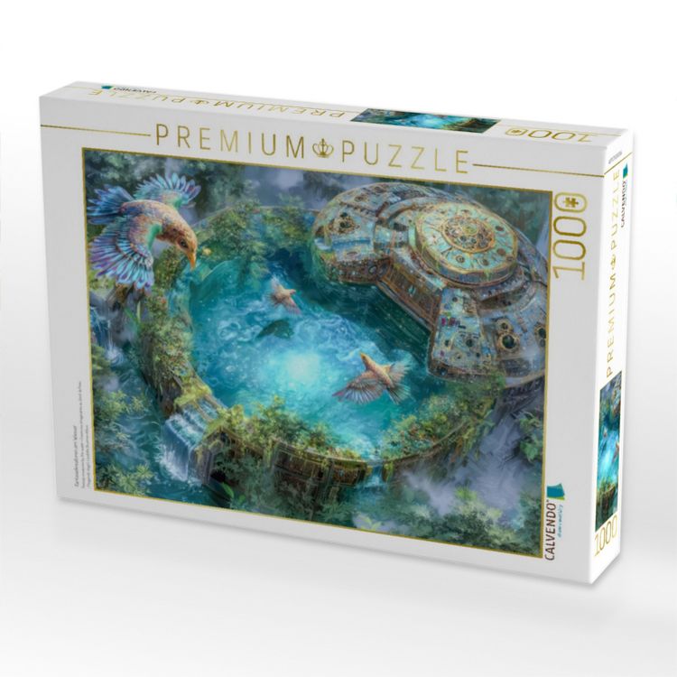 Produktbild: CALVENDO Puzzle Fantasiekreaturen am Wasser | 1000 Teile Lege-Gr&ouml;&szlig;e 64x48cm Foto-Puzzle f&uuml;r gl&uuml;ckliche Stunden