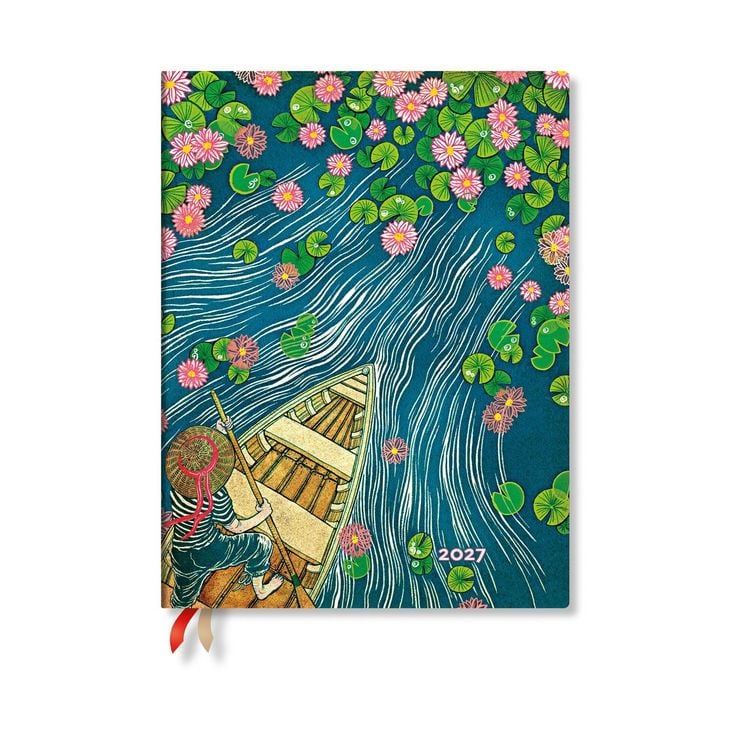 Produktbild: 2027 Lotus River Ultra Vertical Softcover 12-Month Weekly Planner, 176pg, 100gsm by Paperblanks (Living with Yuko)
