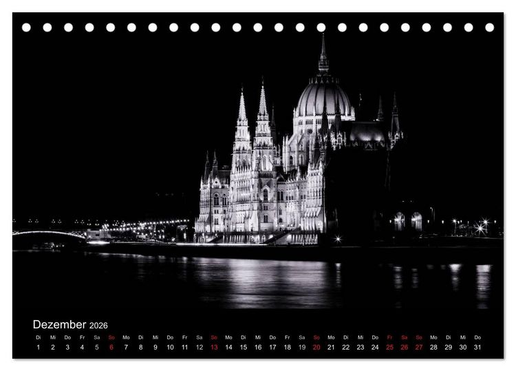 Produktbild: Budapest einfach liebenswert (Tischkalender 2026 DIN A5 quer), CALVENDO Monatskalender