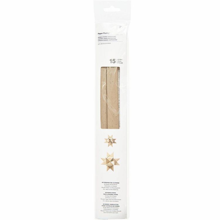 Produktbild: Fr&ouml;belsterne mit Recyclingpapier, Cappuccino MIX