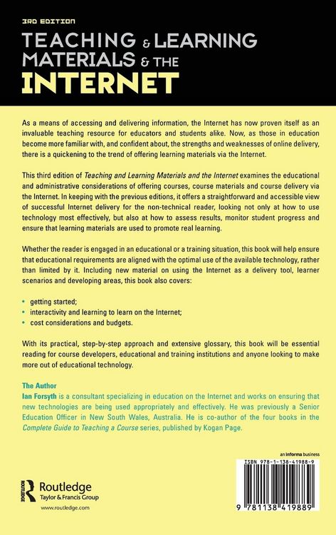 Produktbild: Teaching and Learning Materials and the Internet