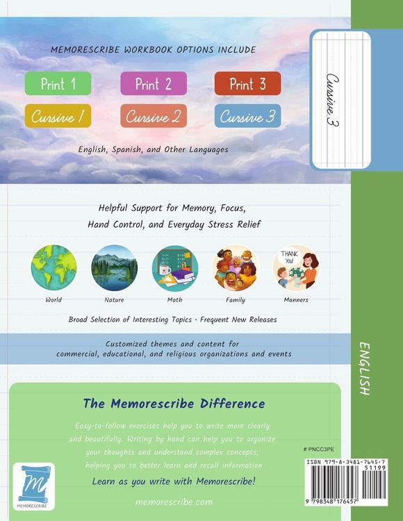 Produktbild: Handwriting Practice Workbook - The Lord's Prayer - Cursive, Level 3