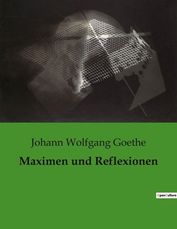 Produktbild: Maximen und Reflexionen