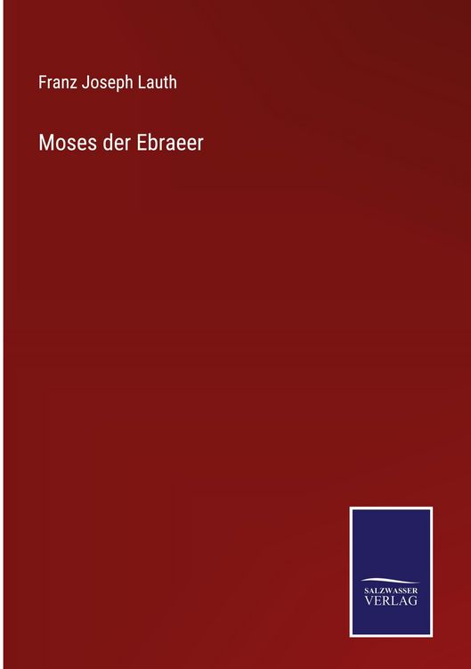 Produktbild: Moses der Ebraeer