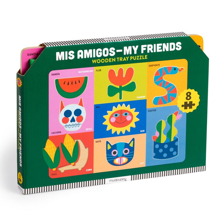 Produktbild: Mudpuppy: MIS Amigos-My Friends Wooden Tray Puzzle