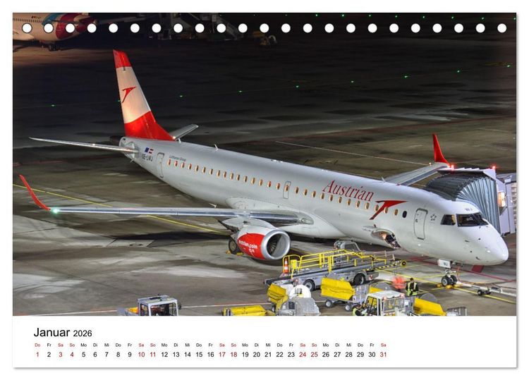 Produktbild: Flugzeuge aller Art (Tischkalender 2026 DIN A5 quer), CALVENDO Monatskalender