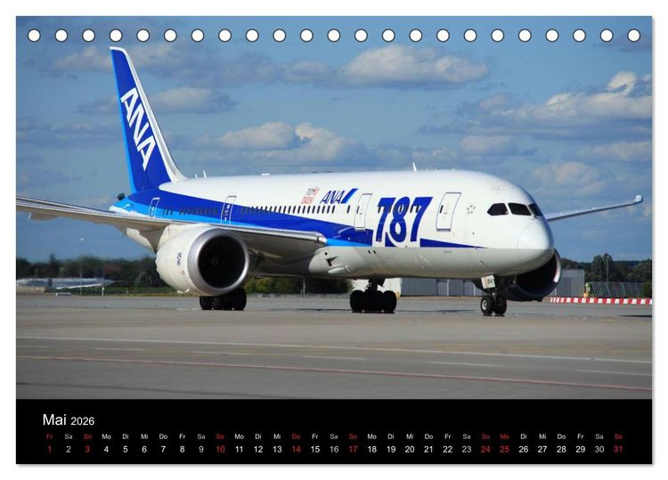 Produktbild: Flugverkehr (Tischkalender 2026 DIN A5 quer), CALVENDO Monatskalender