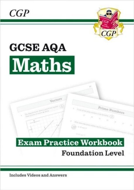 Produktbild: GCSE Maths AQA Exam Practice Workbook: Foundation - includes Video Solutions and Answers