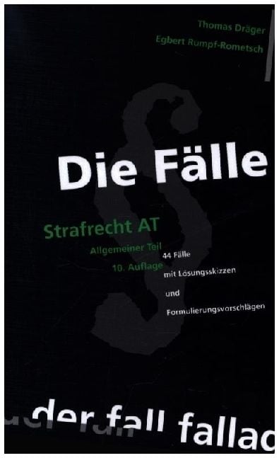 Produktbild: Die F&auml;lle. Strafrecht AT