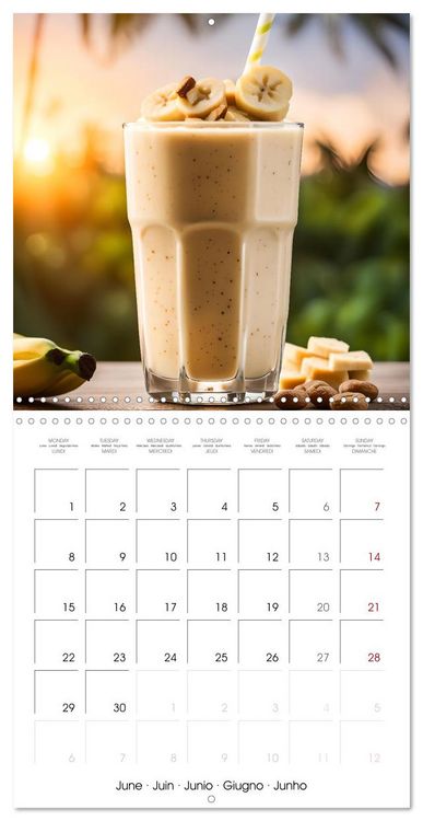 Produktbild: World of smoothies (Wall Calendar 2026 12 &times; 12 Inch) CALVENDO 12 Month Wall Calendar
