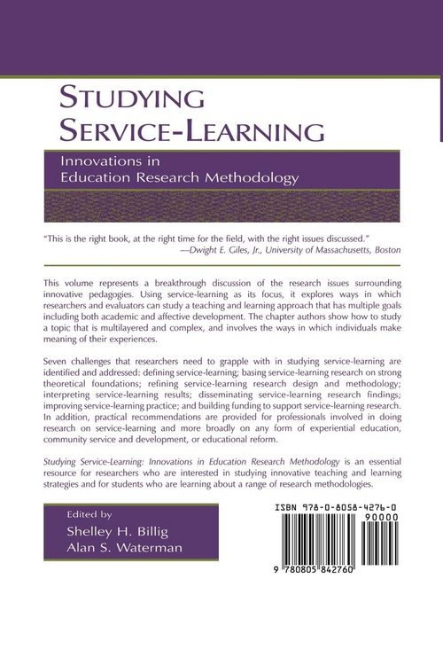 Produktbild: Studying Service-Learning